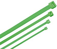 ITK Хомут кабельный ХКн 2,5х100мм нейлон зеленый (100шт) | код HKG-W25-L100 | IEK